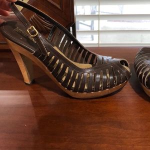 Michael Kors Brown strappy heels